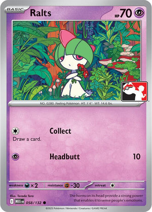 Ralts - 058/132 [Prize Pack Series Cards]