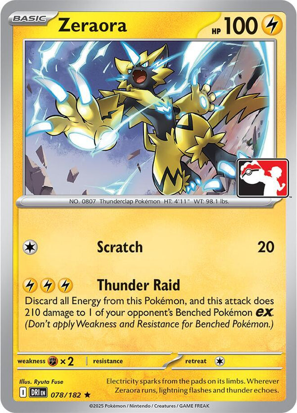 Zeraora - 078/182 [Prize Pack Series Cards]