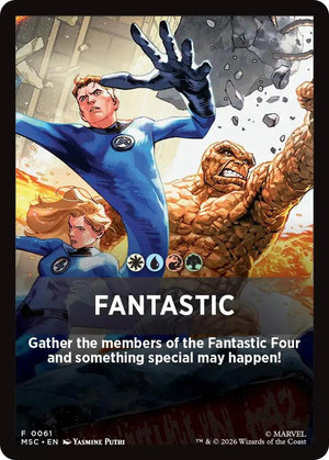 Fantastic Theme Card (61) [Marvel Super Heroes Commander]