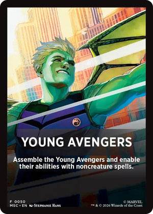 Young Avengers Theme Card (50) [Marvel Super Heroes Commander]