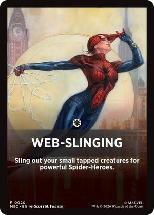 Web-Slinging Theme Card (20) [Marvel Super Heroes Commander]