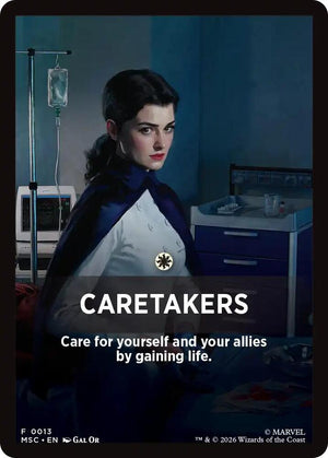 Caretakers Theme Card (13) [Marvel Super Heroes Commander]