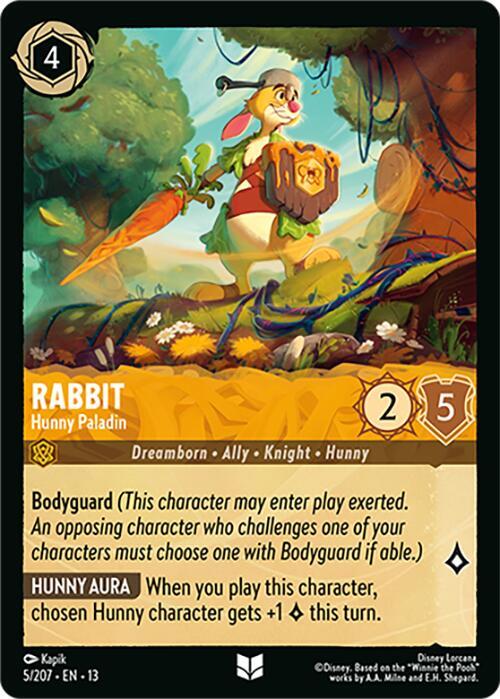 Rabbit - Hunny Paladin (5/204) [Attack of the Vine!]