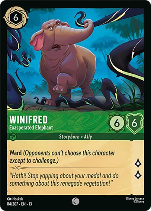 Winifred - Exasperated Elephant (84/204) [Attack of the Vine!]