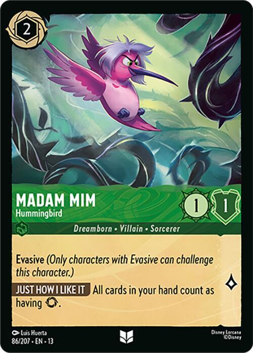 Madam Mim - Hummingbird (86/204) [Attack of the Vine!]