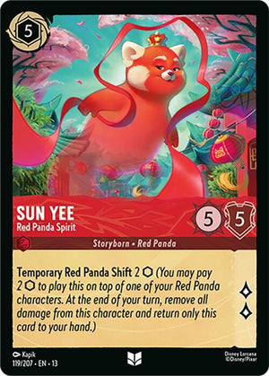 Sun Yee - Red Panda Spirit (119/204) [Attack of the Vine!]