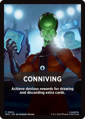 Conniving Theme Card (24) [Marvel Super Heroes Commander]