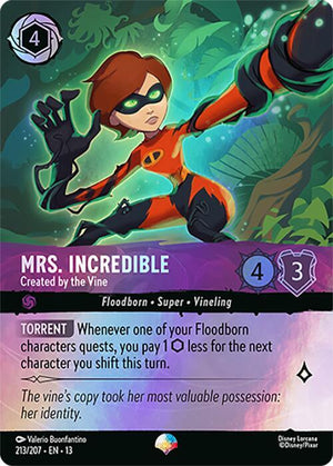 Mrs. Incredible - Created by the Vine (Epic) (213/204) [Attack of the Vine!]