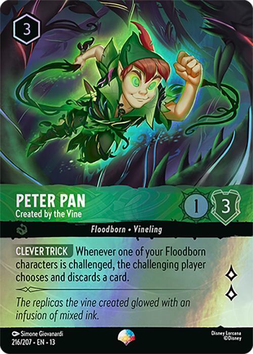 Peter Pan - Created by the Vine (Epic) (216/204) [Attack of the Vine!]