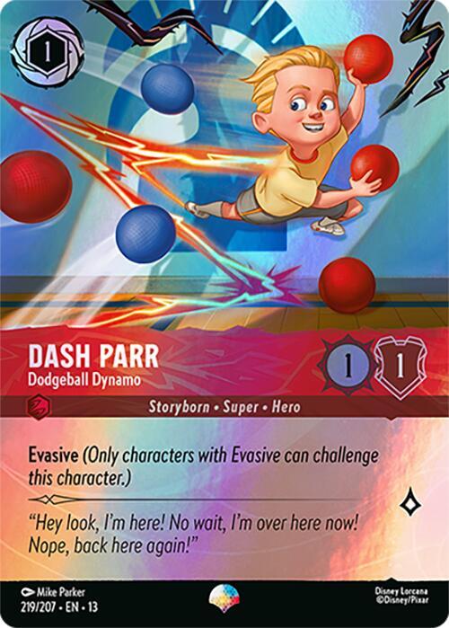 Dash Parr - Dodgeball Dynamo (Epic) (219/204) [Attack of the Vine!]
