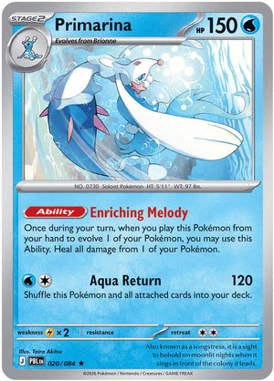Primarina - 020/084 [ME05: Pitch Black]