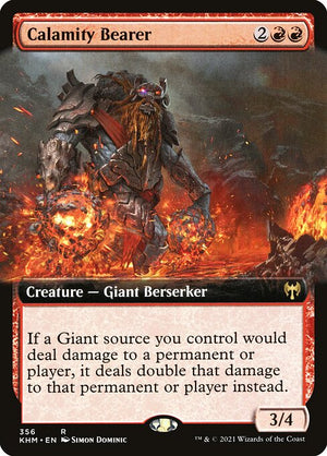 Calamity Bearer (356) [Kaldheim] [Extended Art]