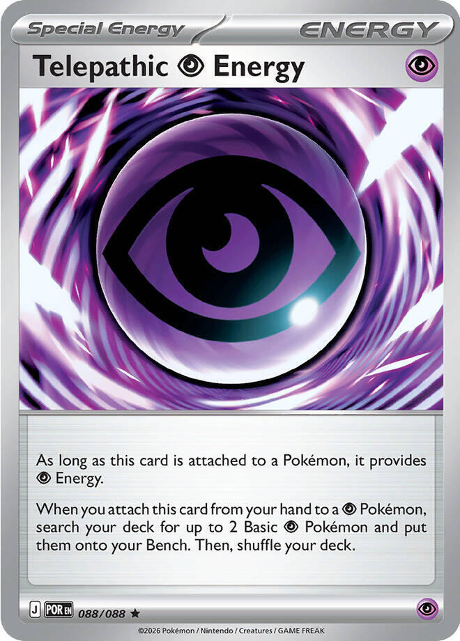Telepathic Psychic Energy - 088/088 (Non-Holo) [Deck Exclusives]