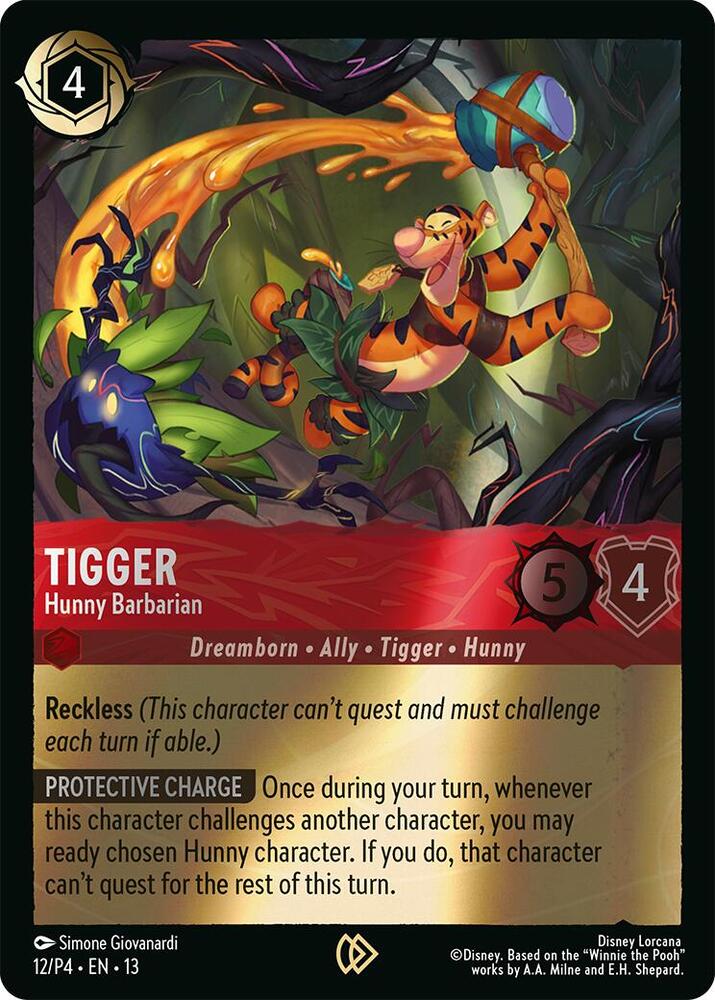 Tigger - Hunny Barbarian (12) [Disney Lorcana Promo Cards]