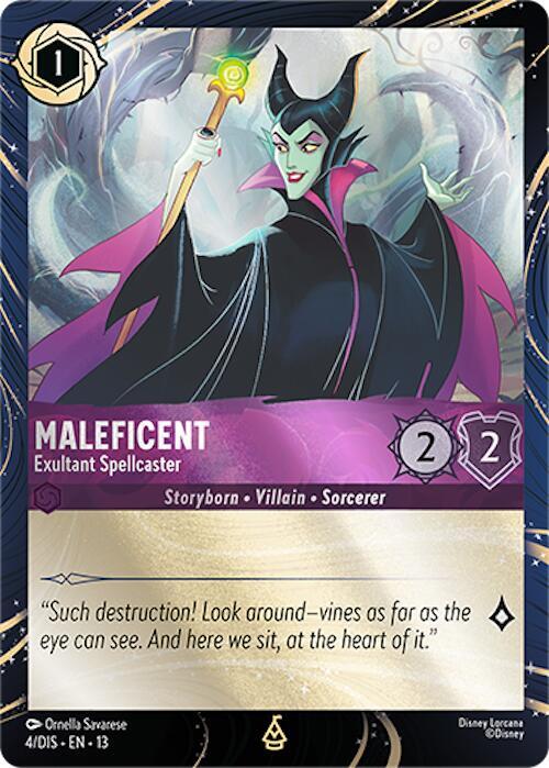 Maleficent - Exultant Spellcaster (4) [Disney Lorcana Promo Cards]