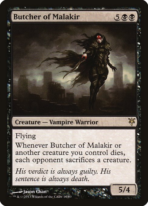 Butcher of Malakir (18) [Duel Decks: Sorin vs. Tibalt]