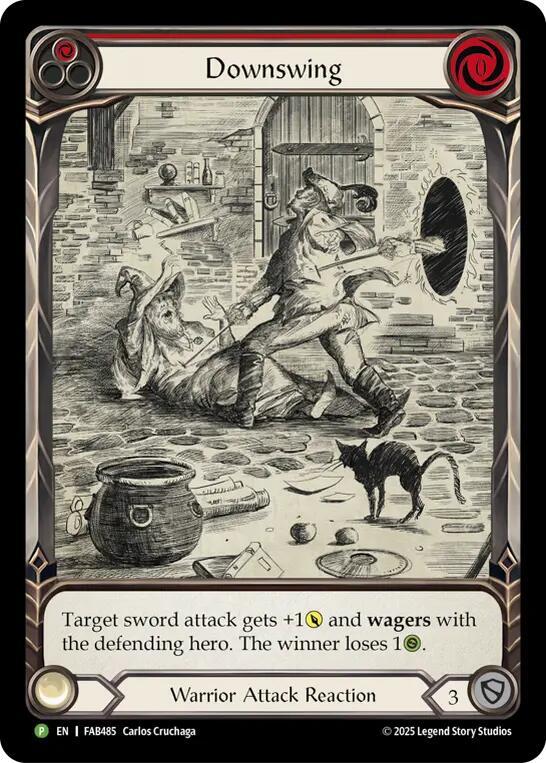 Downswing - FAB485 [Flesh and Blood Promo Cards]