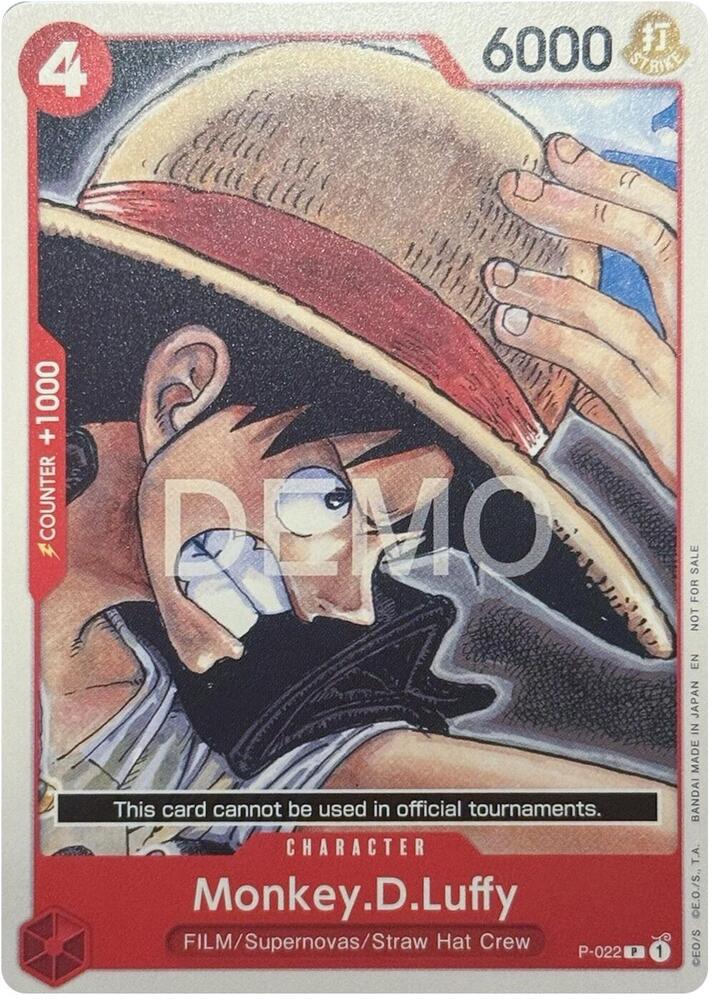 Monkey.D.Luffy - P-022 [One Piece Demo Deck Cards]