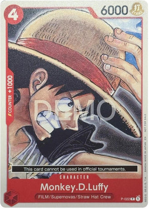 Monkey.D.Luffy - P-022 [One Piece Demo Deck Cards]