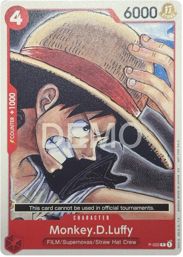 Monkey.D.Luffy - P-022 [One Piece Demo Deck Cards]