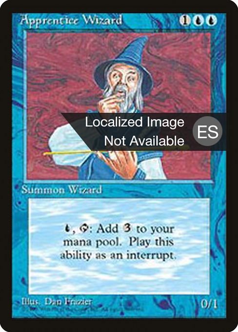 Apprentice Wizard (61) [Fourth Edition Foreign Black Border]