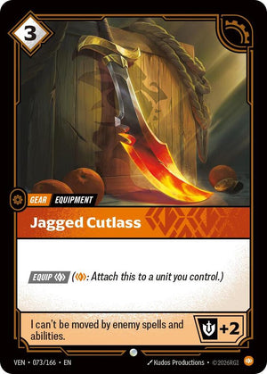 Jagged Cutlass (073/166) [Vendetta]