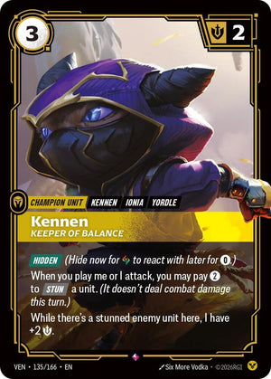 Kennen, Keeper of Balance (135/166) [Vendetta]