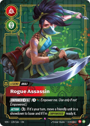 Akali - Rogue Assassin (139/166) [Vendetta]