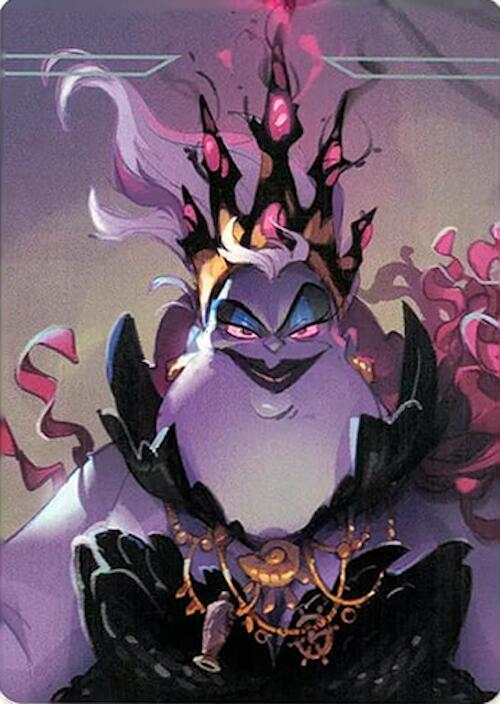 Ursula - Sea Witch Queen Puzzle Insert (Top Middle) [Ursulas Return]