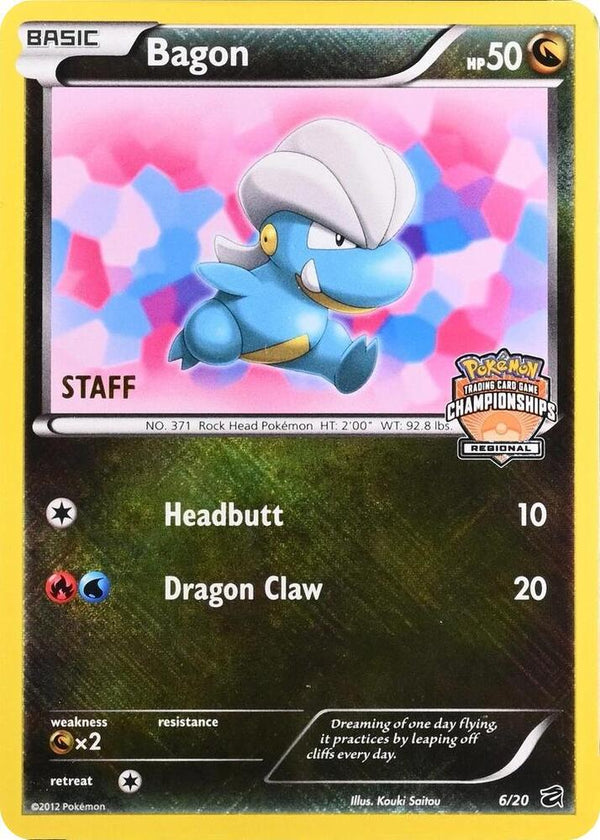 Bagon - 6/20 (Regional Championships) [Staff] (006/020) [League and Championship Cards]