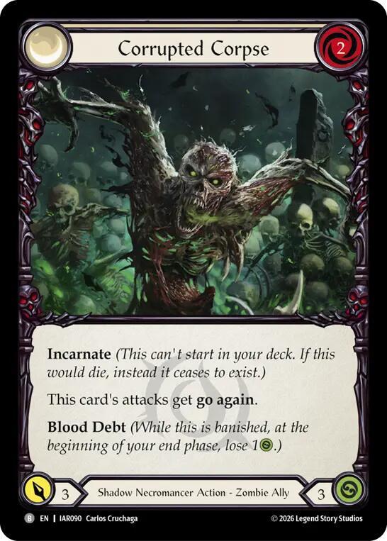 Corrupted Corpse (IAR090) [Usurp the Shadow Throne]