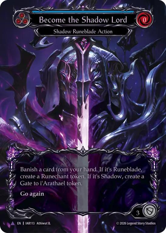 Become the Shadow Lord (Marvel) (IAR113) [Usurp the Shadow Throne]