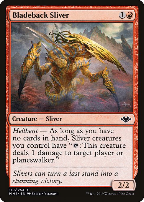Bladeback Sliver (119) [Modern Horizons]