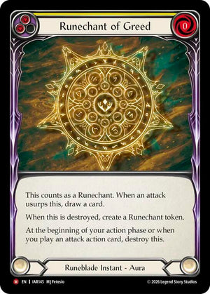 Runechant of Greed (IAR145) [Usurp the Shadow Throne]
