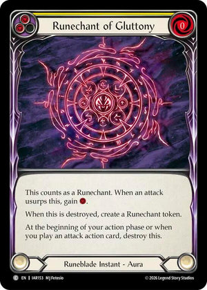 Runechant of Gluttony (IAR153) [Usurp the Shadow Throne]