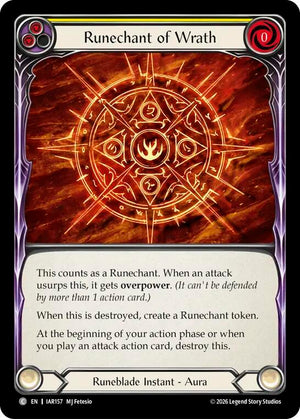 Runechant of Wrath (IAR157) [Usurp the Shadow Throne]