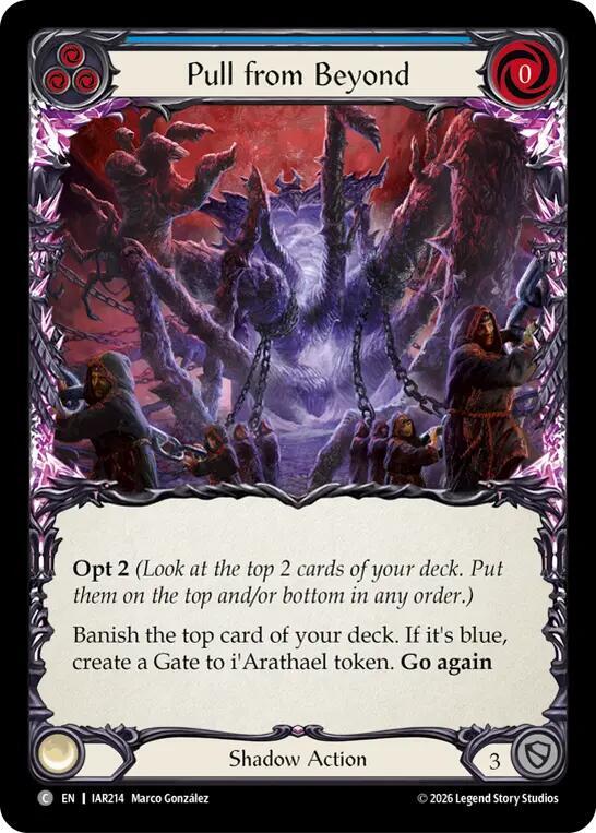 Pull from Beyond (Blue) (IAR214) [Usurp the Shadow Throne]