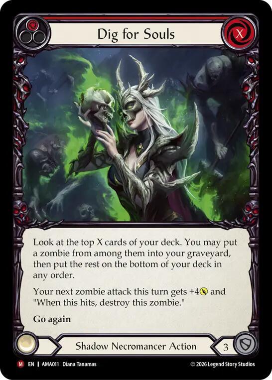 Dig for Souls (Red) (AMA011) [Armory Deck: Malice]