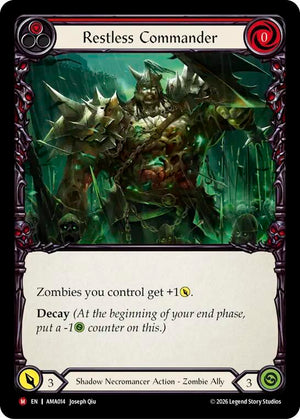 Restless Commander (Red) (AMA014) [Armory Deck: Malice]