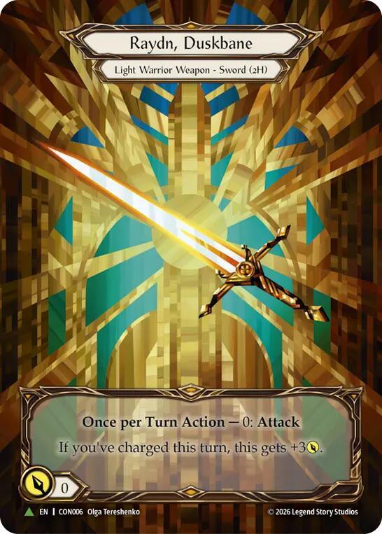 Raydn, Duskbane (Marvel) - CON006 [Flesh and Blood Promo Cards]