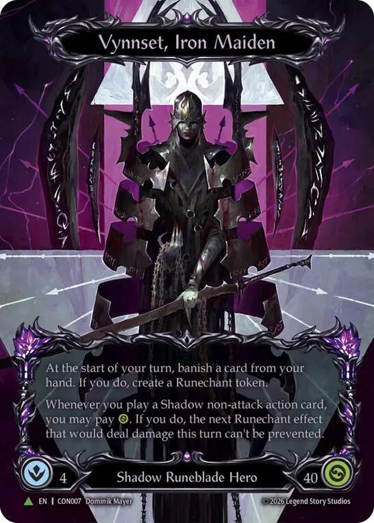 Vynnset, Iron Maiden (Marvel) - CON007 [Flesh and Blood Promo Cards]