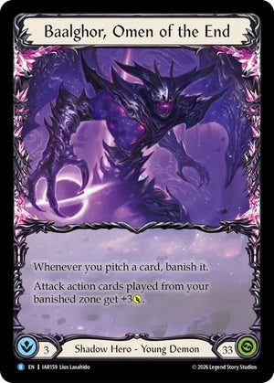 Baalghor, Omen of the End (IAR159) [Usurp the Shadow Throne Pre-release Cards]