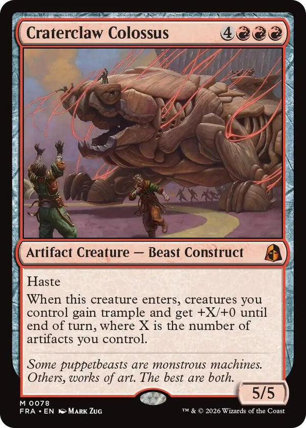 Craterclaw Colossus (78) [Reality Fracture]