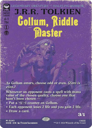 Gollum, Riddle Master (Borderless) (241) [The Hobbit]