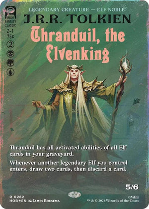 Thranduil, the Elvenking (Borderless) (Surge Foil) (282) [The Hobbit]