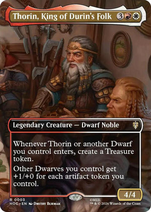 Thorin, King of Durin's Folk (Borderless) (3) [The Hobbit: Eternal-Legal]