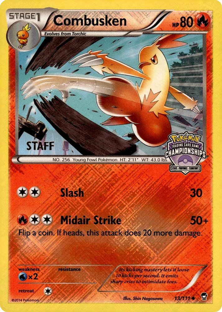 Combusken - 13/111 (State Championships) [Staff] [League and Championship Cards]