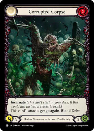 Corrupted Corpse (Extended Art) (IAR090) [Usurp the Shadow Throne Pre-release Cards]