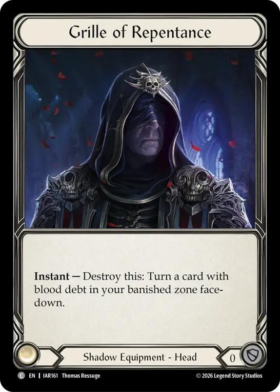 Grille of Repentance (IAR161) [Usurp the Shadow Throne Pre-release Cards]