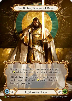 Ser Boltyn, Breaker of Dawn (Marvel) - CON005 [Flesh and Blood Promo Cards]